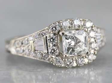 Modern Neil Lane Princess Cut Diamond Engagement … - image 1