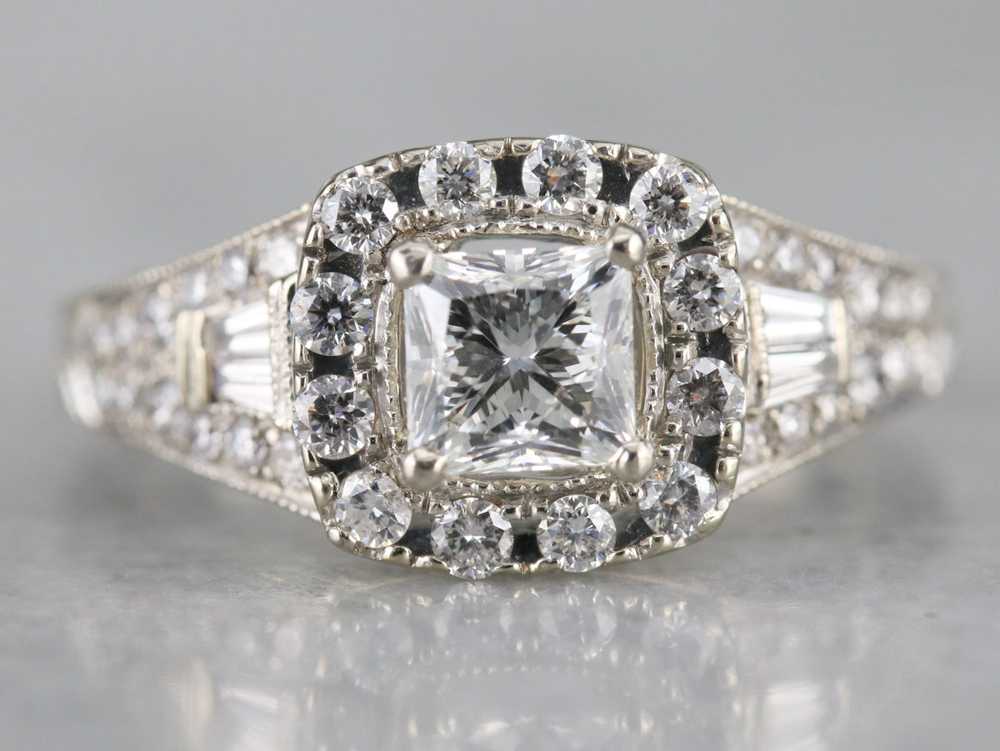Modern Neil Lane Princess Cut Diamond Engagement … - image 2