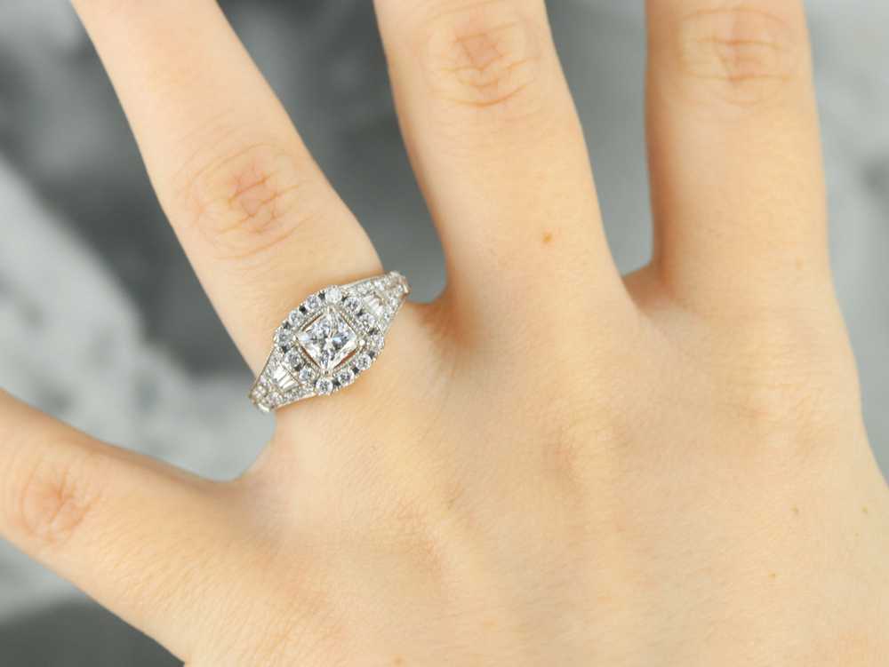 Modern Neil Lane Princess Cut Diamond Engagement … - image 7