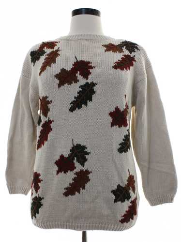 1980's Chrysantheme Womens Totally 80s Sweater