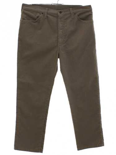 1980's Plain Pockets Mens Corduroy Pants