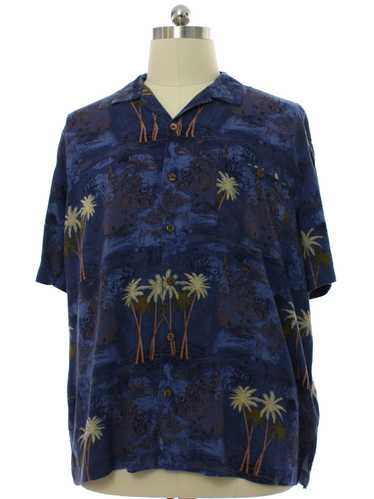 1990's Montego Bay Mens Rayon Hawaiian Shirt