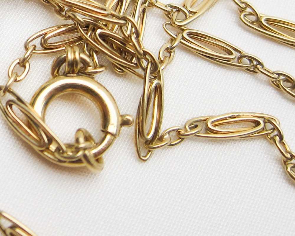 c. 1910 French 18KT Gold Chain - image 2
