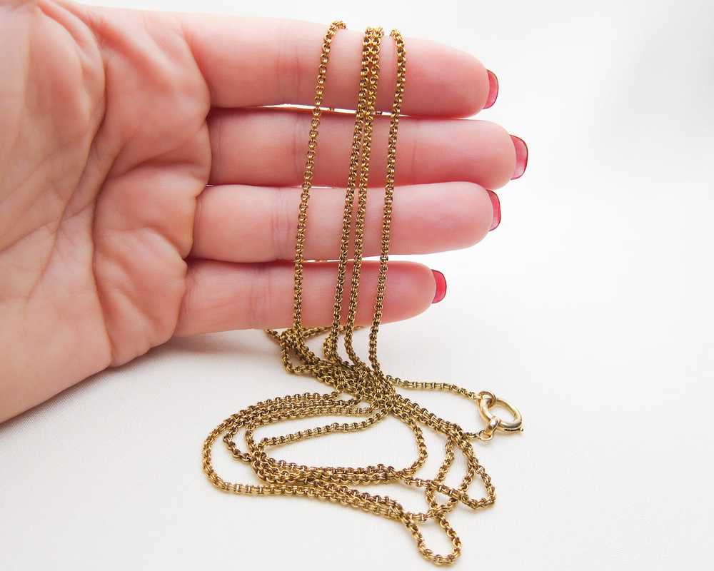 Victorian French Gold Chain - image 2