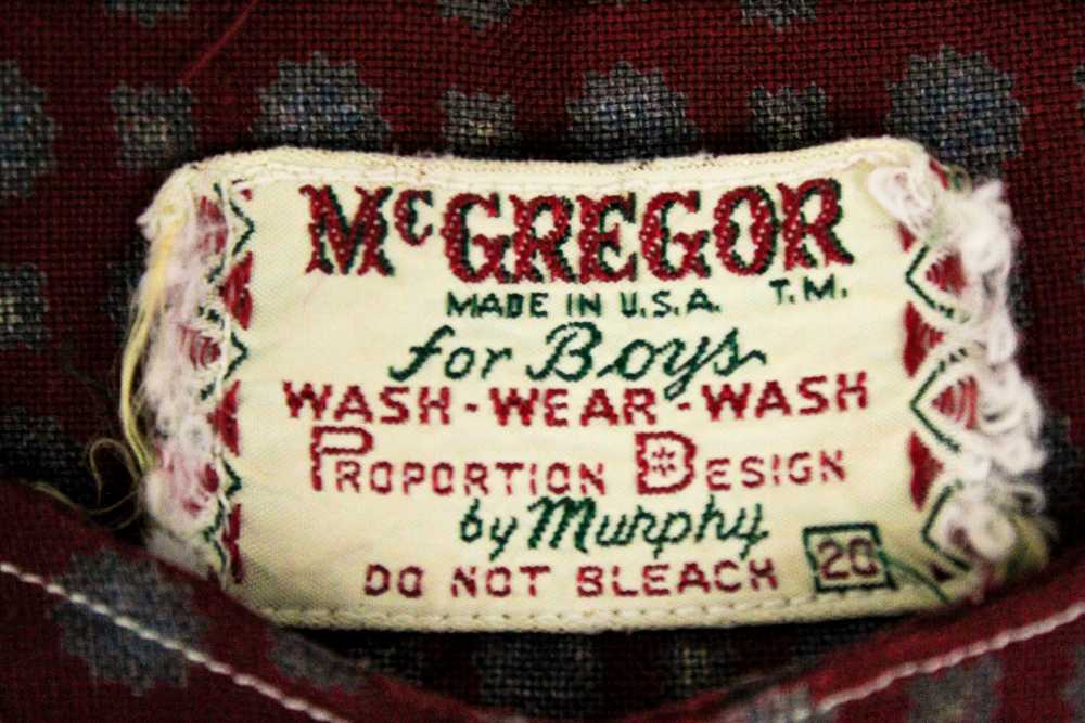 1950s McGregor Collarless / Crew Neck Shirt - image 5