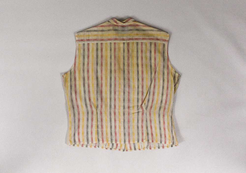 1950s Town And Country Pastel Stripe Tank Top - image 8