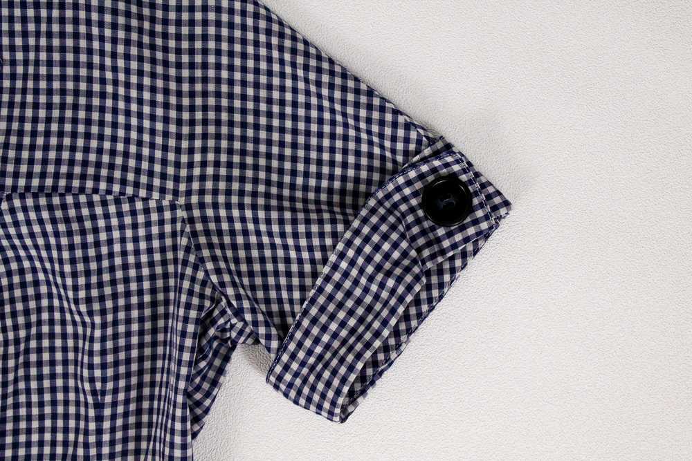 1950s Marshall Field Co Gingham Blouse - image 5