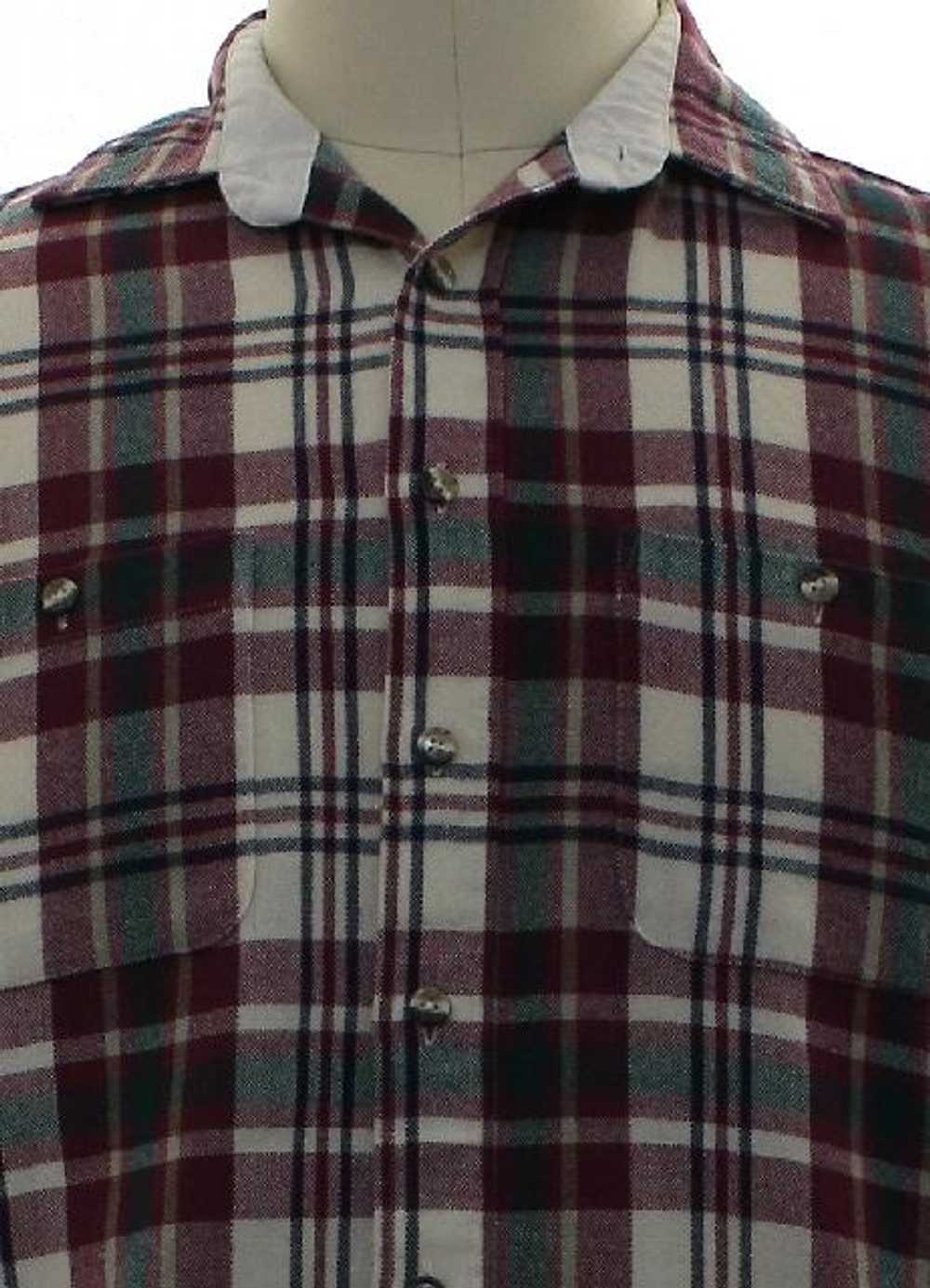 1980's Windridge Mens Flannel Shirt - image 2