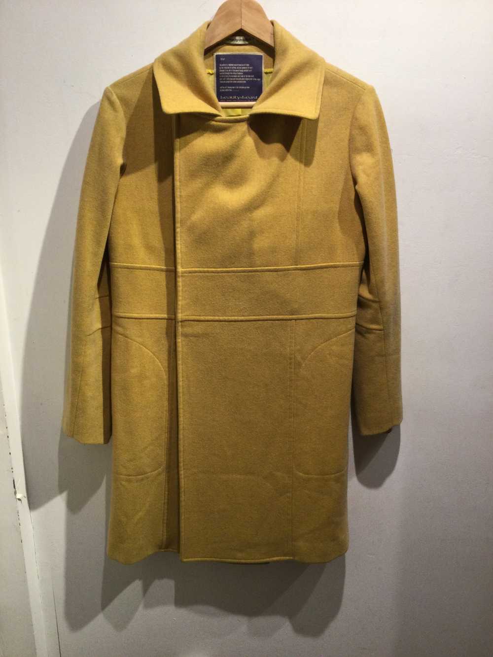 Beauty:Beast yellow double breasted coat - image 2