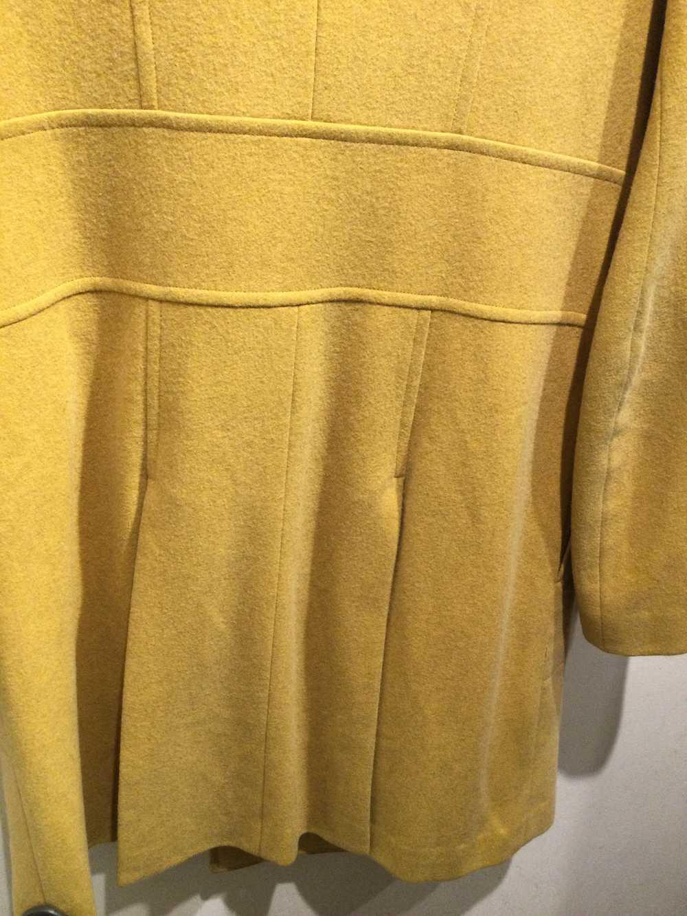 Beauty:Beast yellow double breasted coat - image 5