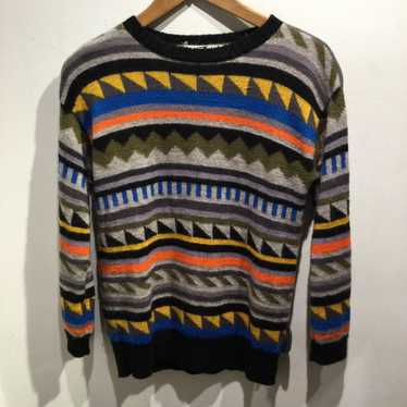 Kansai Yamamoto march striped wool sweater - image 1