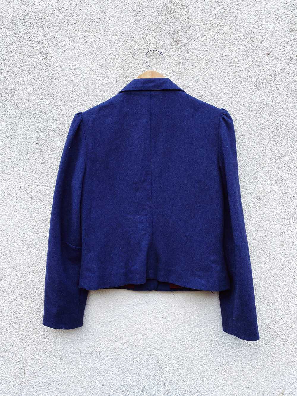 Vintage Sasson Charcoal Cropped Jacket - image 4