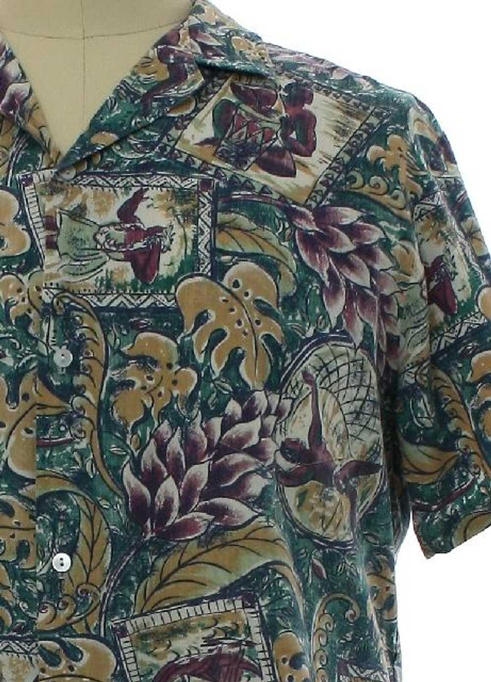 1980's RJC Mens Hawaiian Shirt - image 2