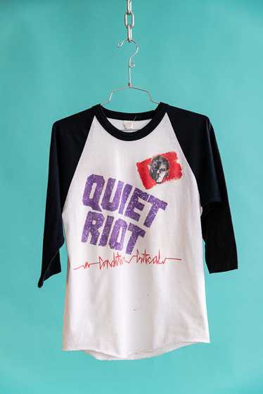 1984 QUIET RIOT CONDITION CRITICAL RAGLAN SHIRT