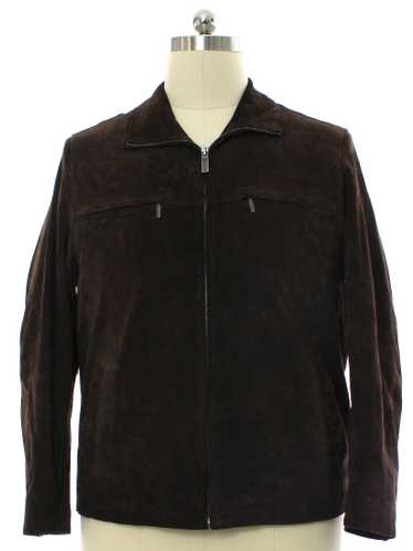 1990's Bernardo Mens Suede Leather Jacket