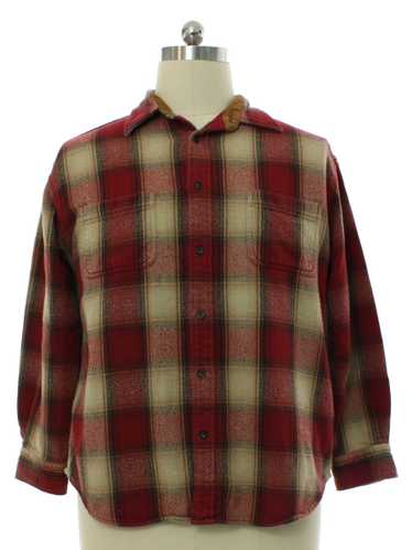 1990's St Johns Bay Mens Heavy Cotton Flannel Shi… - image 1