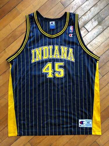 Indiana Pacers Rik Smits Champion Pinstripe Jersey