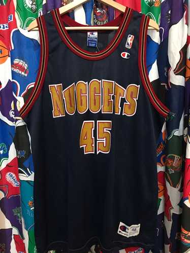 Vintage Champion Denver Nuggets Raef LaFrentz Jers