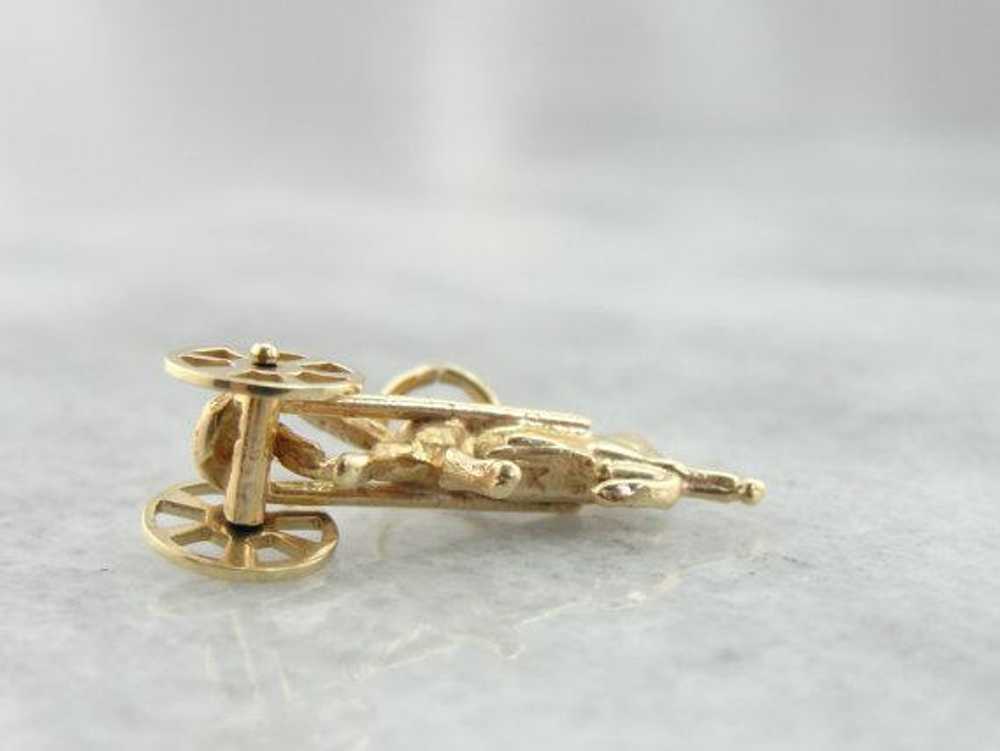 Surrey Horse Racer Gold Charm or Pendant - image 5