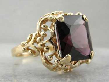 Exceptionally Fine, Red Spinel and Bold Filigree … - image 1