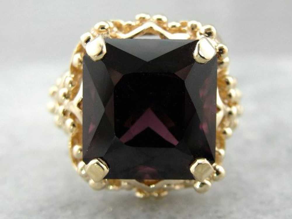 Exceptionally Fine, Red Spinel and Bold Filigree … - image 2