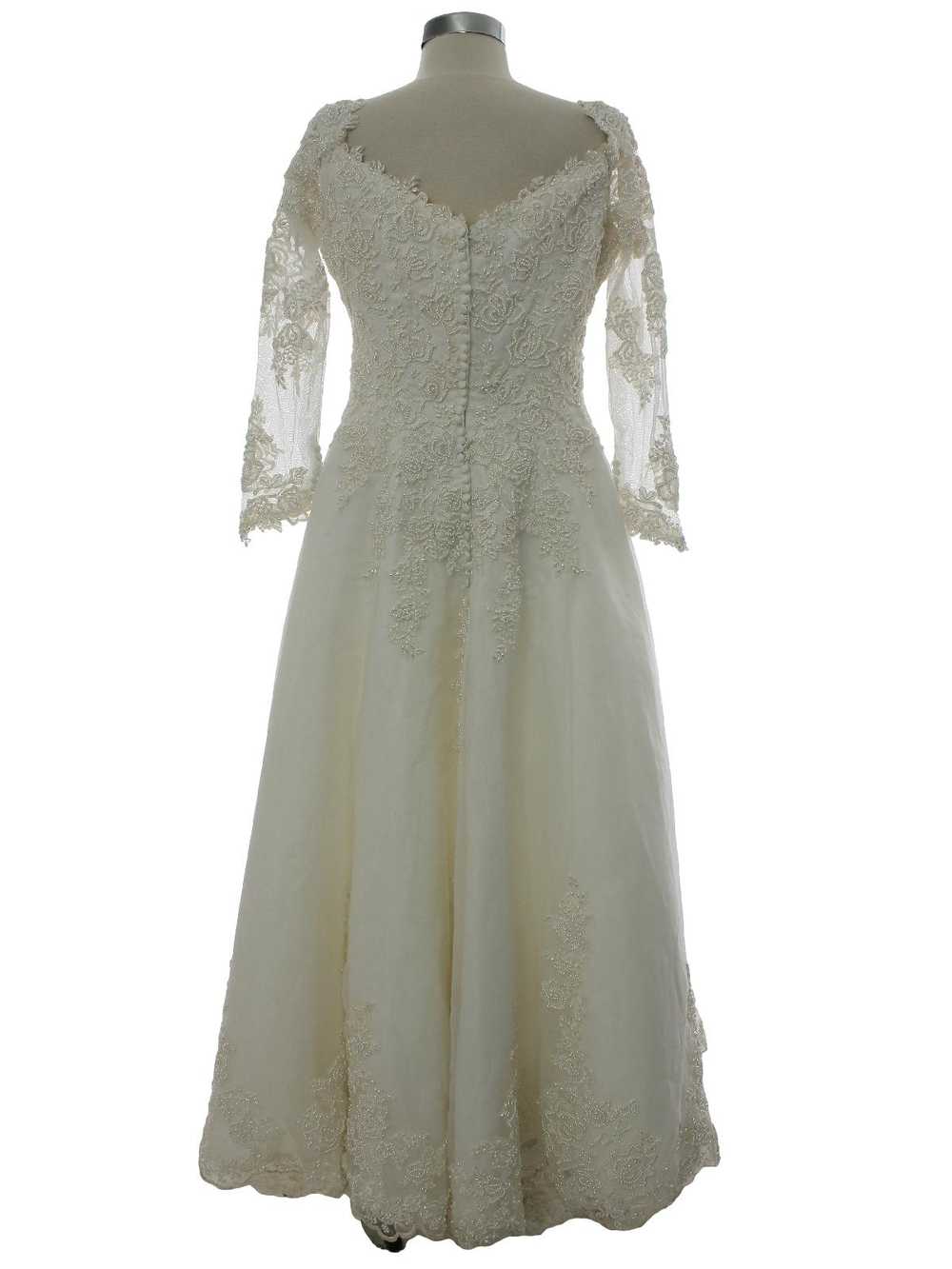 1980's Jasmine Wedding Dress - image 3