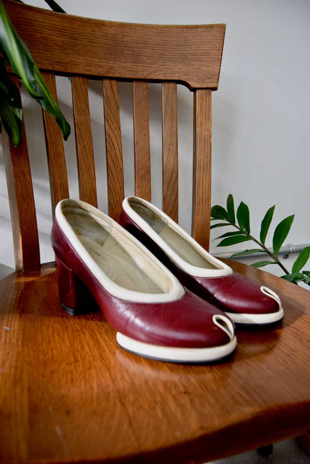 90's Peep Toe John Fluevog 'Ringers' - image 3