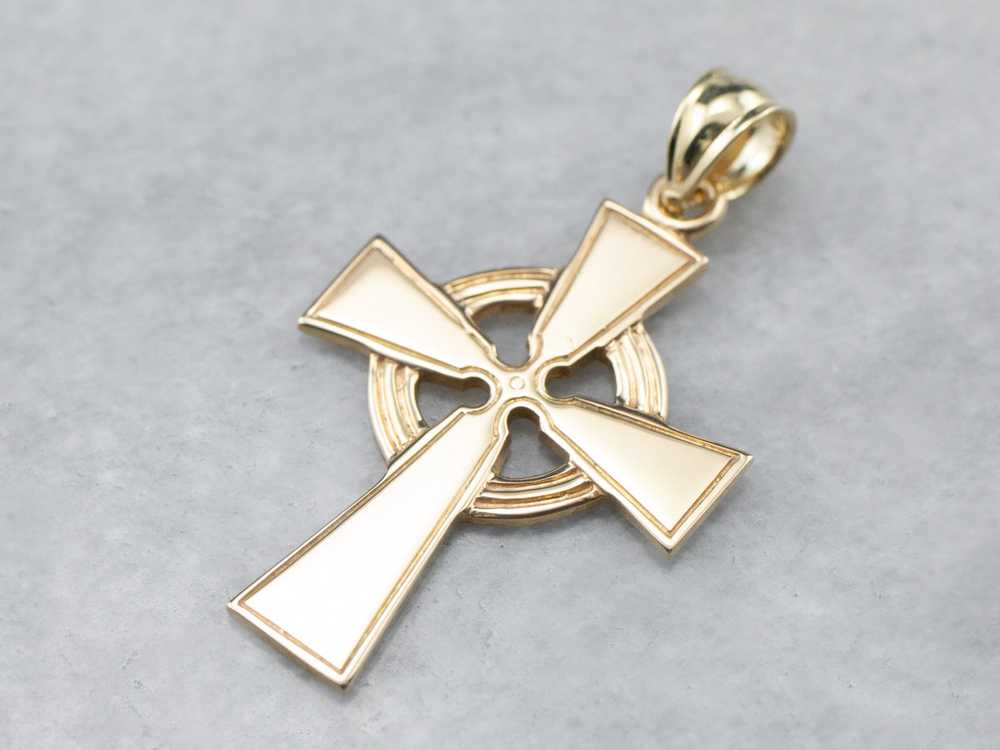Vintage Gold Celtic Cross - image 3