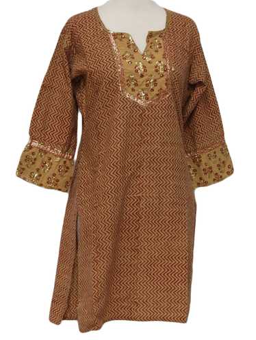 1990's Salwar Kameez Ethnic Dress or Tunic Top - image 1