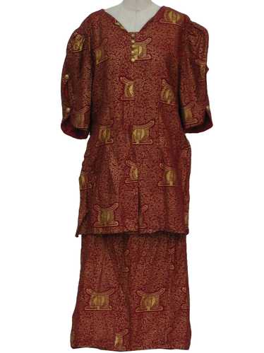 1990's Womens Ethnic African Style Suit