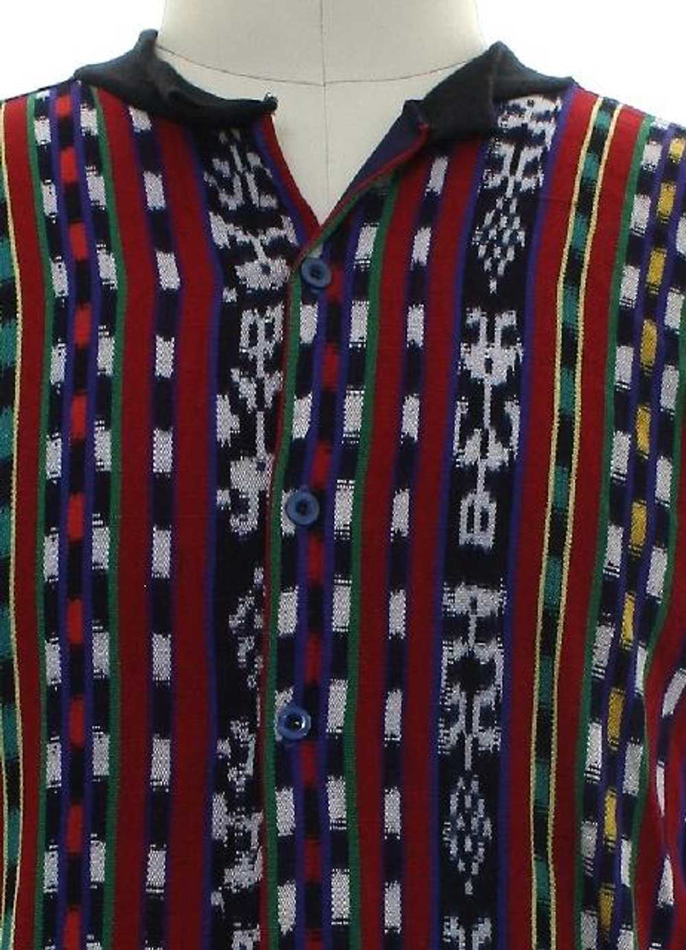 1980's Origins Label Mens Guatemalan Style Shirt - image 2