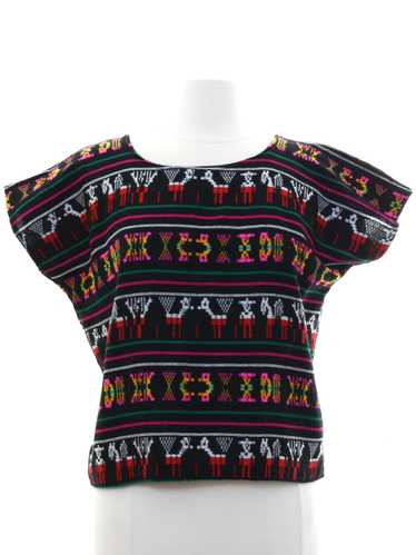 1970's Womens Guatemalan Style Shirt - image 1