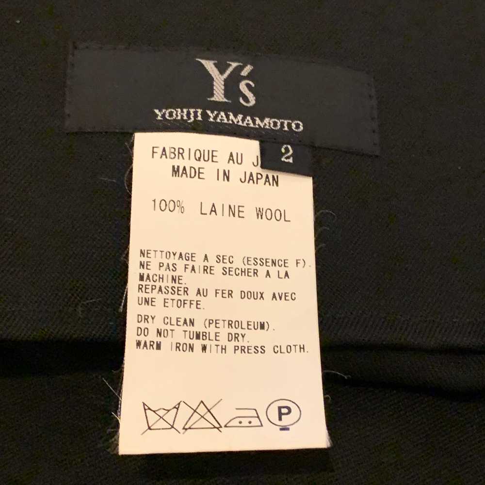 Yohji Yamamoto Y’s Wool Paper Bag Waist Skirt - image 6