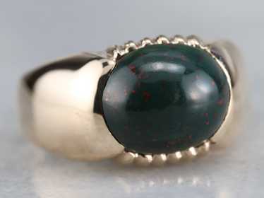 Vintage Bloodstone Ring - image 1