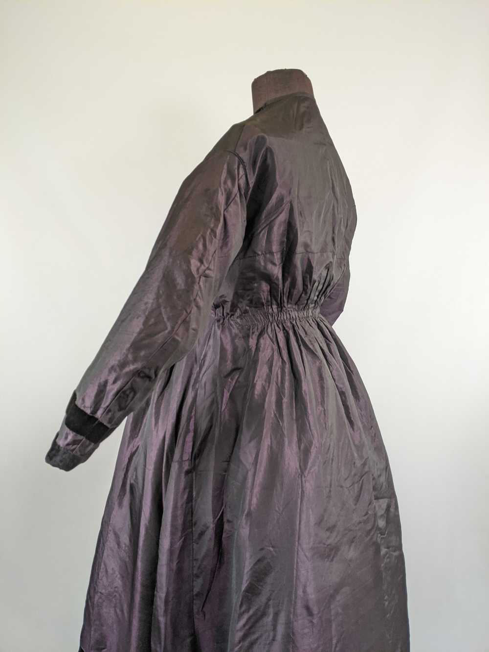 1860s Purple Wrapper Dress - image 4