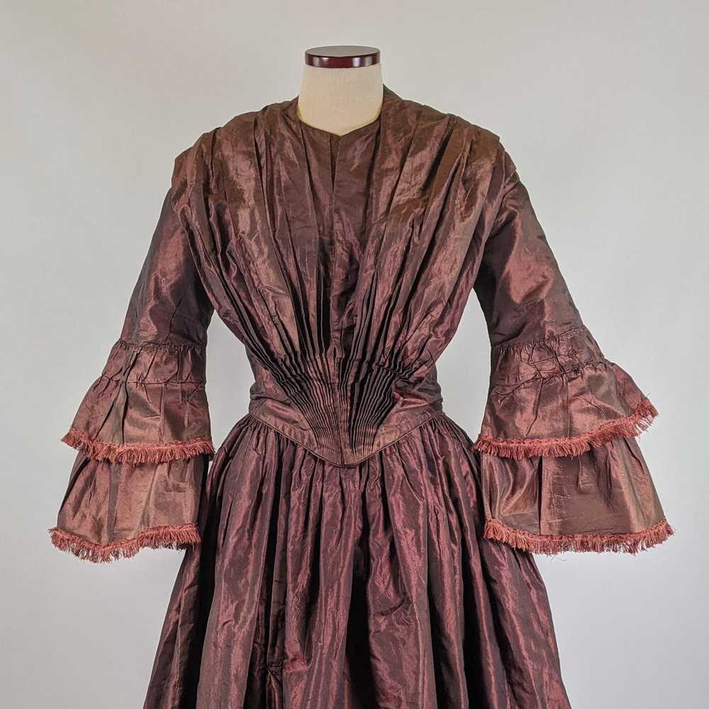 Late 1840s - 1850 Silk Gown - image 1