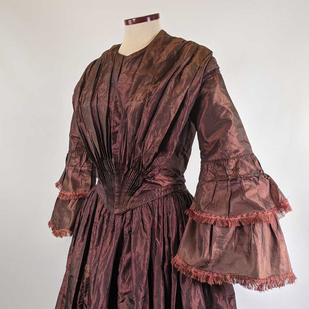 Late 1840s - 1850 Silk Gown - image 5