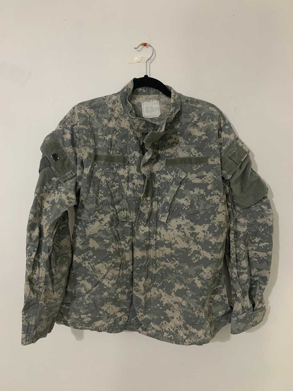 Military × Vintage Digital Camo Military Jacket - Gem