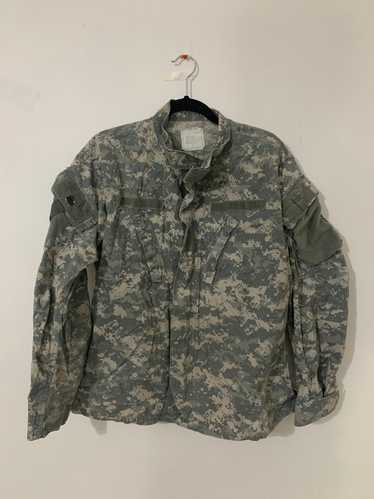 Military × Vintage Digital Camo Military Jacket