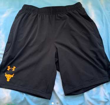  Under Armour Project Rock Compression Shorts Blood Sweat  Respect Bull Compression Shorts Navy Medium : Clothing, Shoes & Jewelry
