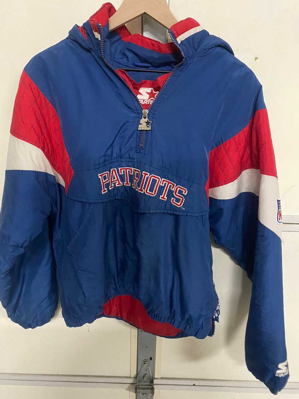 Vintage Pro Player 90s New England Patriots full zip puffer jacket coat  small