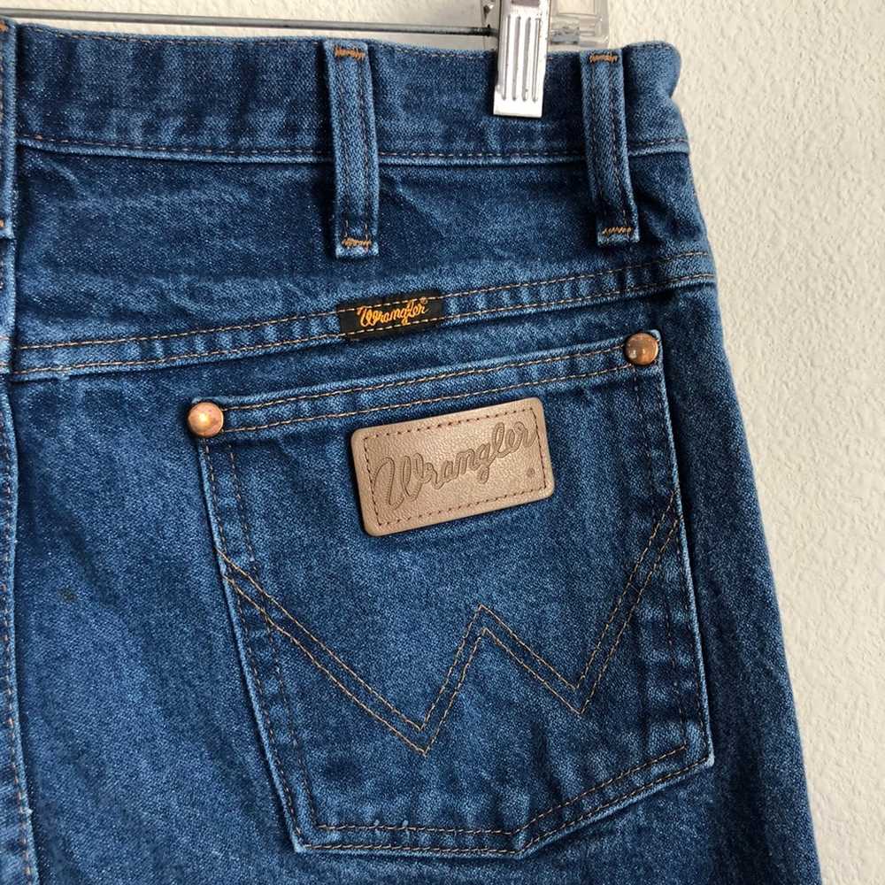 Wrangler Wrangler Straight Fit Vintage Denim Jeans - image 3