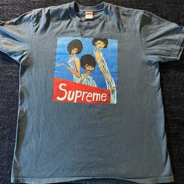 supreme group tee grey