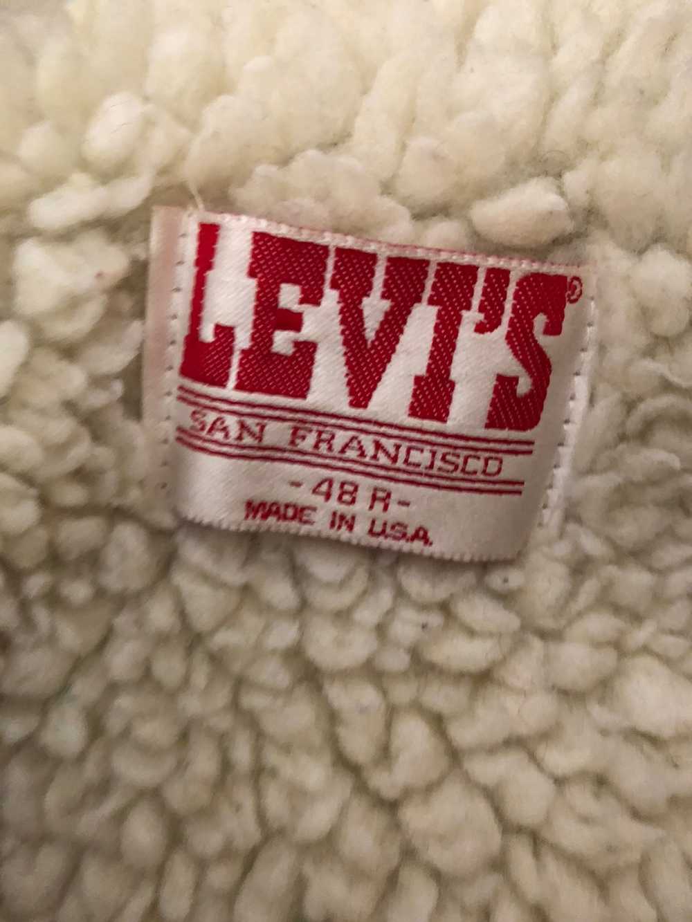Levi's Vintage Clothing VINTAGE LEVIS DENIM SHERP… - image 3