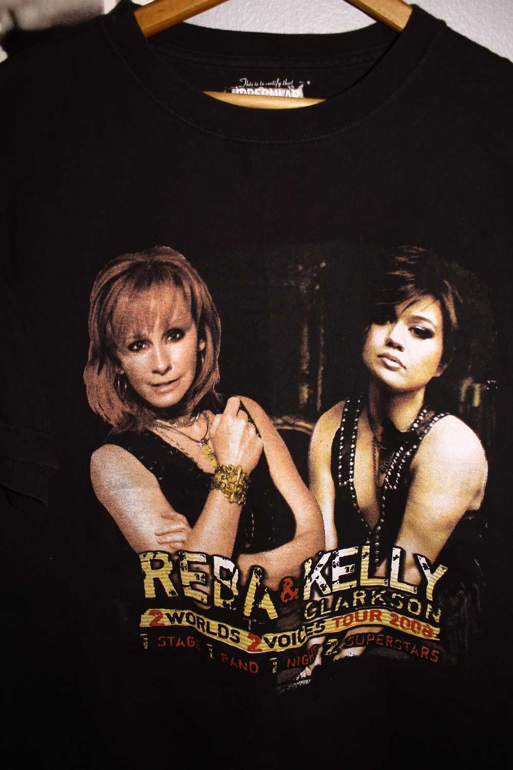 Band Tees × Vintage 2008 Reba & Kelly Clarkson To… - image 7