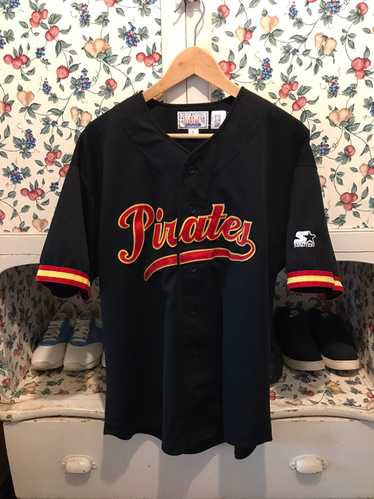 Vintage Pittsburgh Pirates MLB Starter Jersey Red Black XL