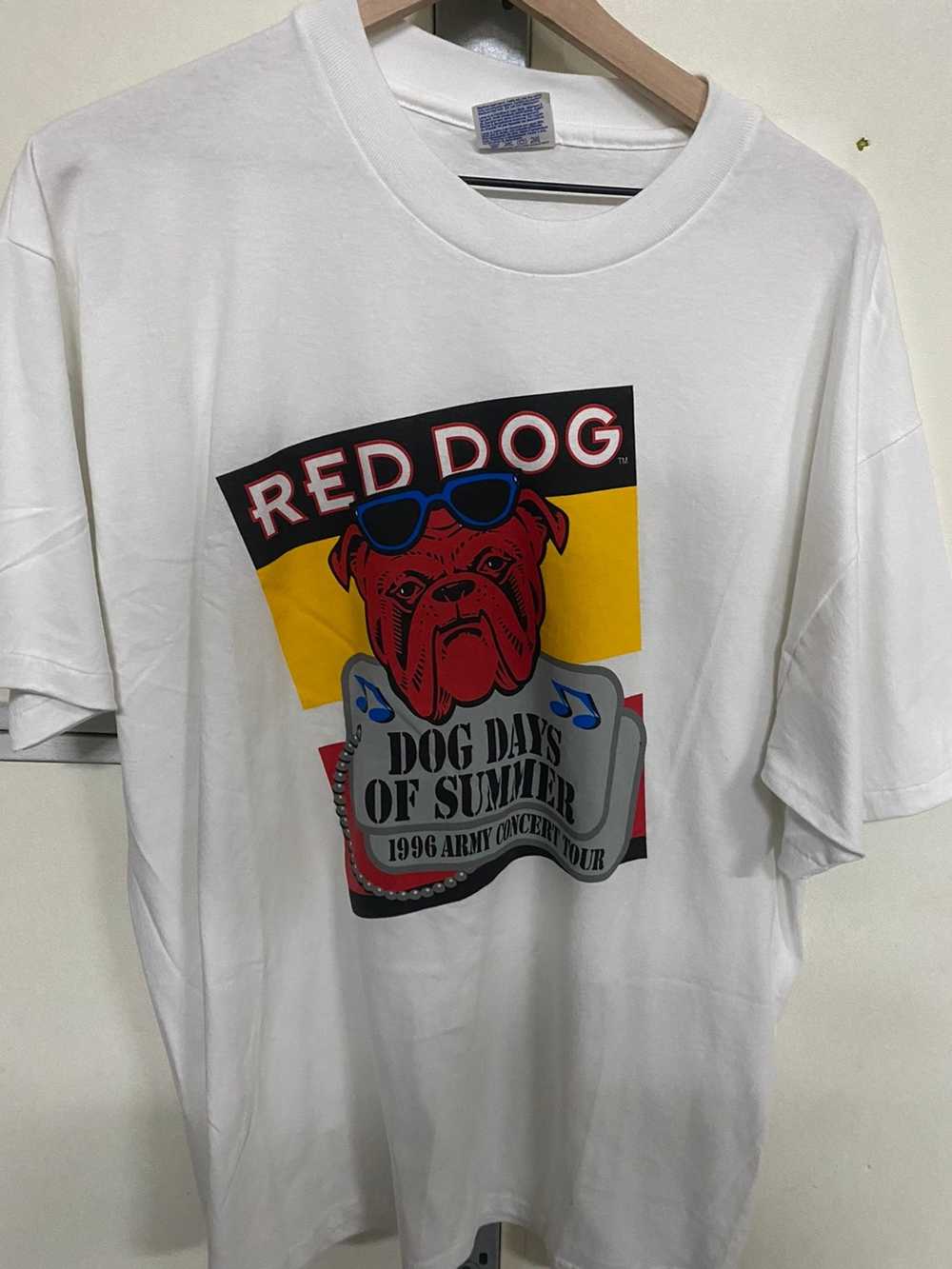 Vintage Vintage 1996 Red dog beer concert tee - image 1