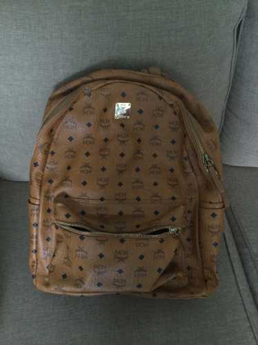 MCM MCM Stark Classic Backpack in Visetos Cognac