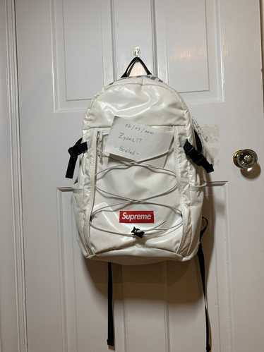 White discount supreme backpack