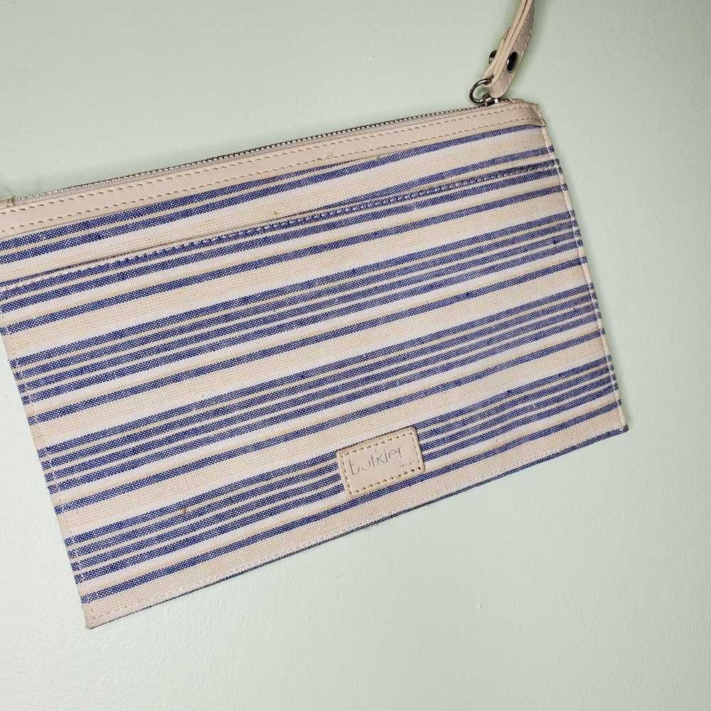 Other Botkier Blue and White Striped Wristlet - image 2
